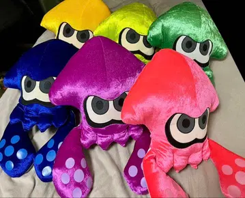 스플래툰 오징어 봉제 인형 6체 세트