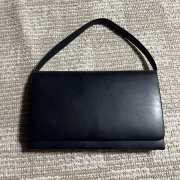 블랙 포멀 백 가죽