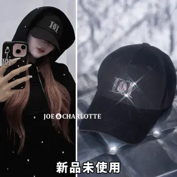 다리치 darich 크리스탈 로고 캡 모자 BLK