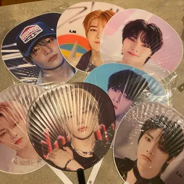 K-POP 부채 세트 7장 아이엔 스키즈 Strayk Kids