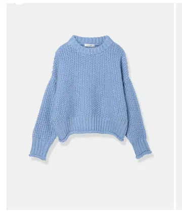 Laubeblanc Cropped knit tops Blue