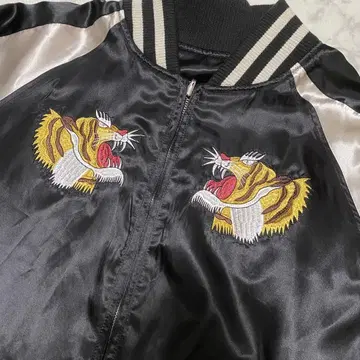 광현 스카잔 리버서블 용 호랑이 블랙 사이즈 LL