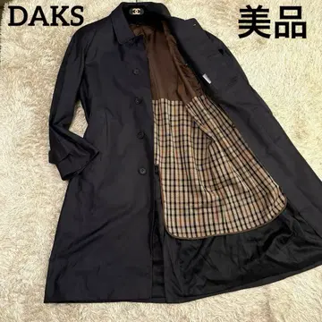 DAKS 스텐카라 코트 2way 라이너 체크 일본제