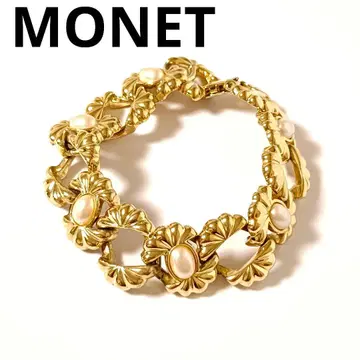 MONET 빈티지 팔찌 모네 골드 펄 vintage