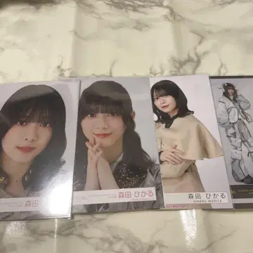 사쿠라자카46 모리타 히카루 브로마이드 묶음 판매 4장