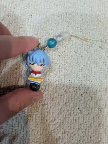 가챠가챠 은혼 비즈 마스코트 긴토키 스트랩 피규어