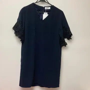 Airy 네이비 반팔 원피스
