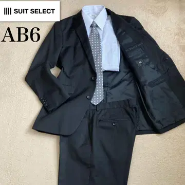 새상품급 SUIT SELECT 비즈니스 정장 AB6 블랙 스트라이프