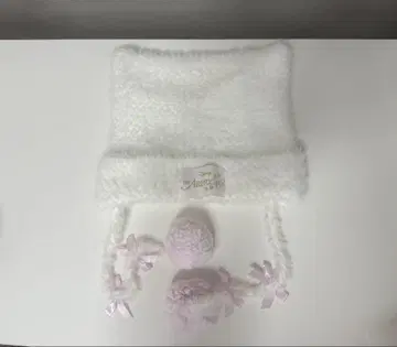 디즈니 폼폼 포함 모자 화이트 마리
