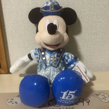 미키마우스 봉제 인형 15주년 기념