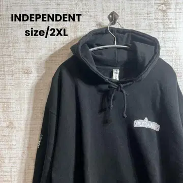 INDEPENDENT 블랙 후드티