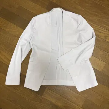 UNITED ARROWS 노카라 자켓 34 라이트 그레이