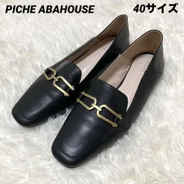 컨디션 최상 피체 아바하우스 플랫슈즈 로퍼 바부쉬 25cm 블랙