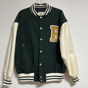 BEVERLY HILLS POLO CLUB PU 바시티 자켓 M 사이즈