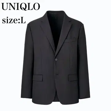 [ 미사용급 ] UNIQLO 유니클로 2WAY 스트레치 자켓 블랙 L