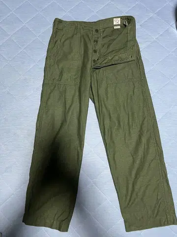 오어슬로우 US ARMY 레귤러 핏 파티그 팬츠 사이즈 L