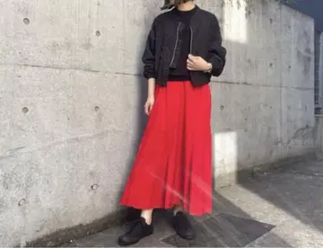 [ iki ] 레이온 코튼 새틴 스커트