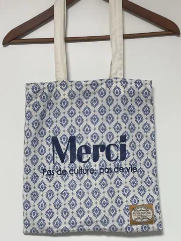 새상품급 Campagne Chic 꽃무늬 토트백 Merci