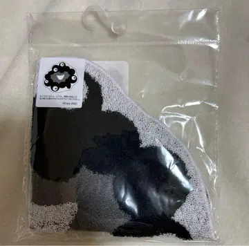 간사이 만박 미야쿠미야쿠 자카드 미니 타월 흑백 블랙미야쿠미야쿠 타월