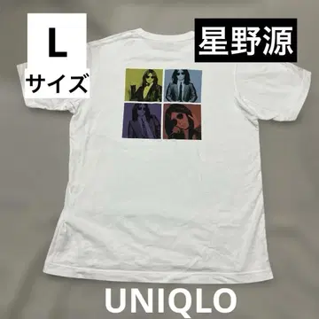 유니클로 UT 호시노 겐 니세아키 T셔츠 L 니세 씨