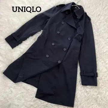유니클로 트렌치코트 L 네이비 1893