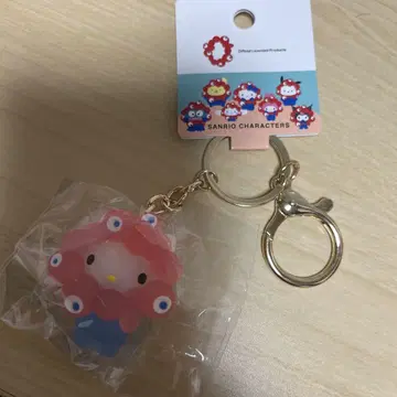 간사이 만박 산리오 미야쿠미야쿠 입체 변신 마스코트 클리어 키티