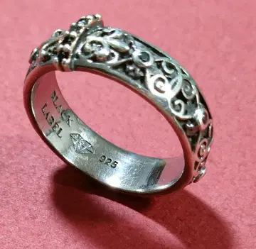 [가격 인하] BLACK LABEL 실버 925 반지 15호