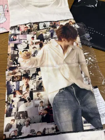 Nissy 콜라주 프린트 T셔츠 S 사이즈 + 돔 투어 사진 책자 1권