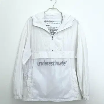 THE CLAP 화이트 마운틴 후드티 하프 지퍼