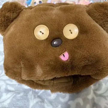 팀의 모자 곰 얼굴 디자인의 모자
