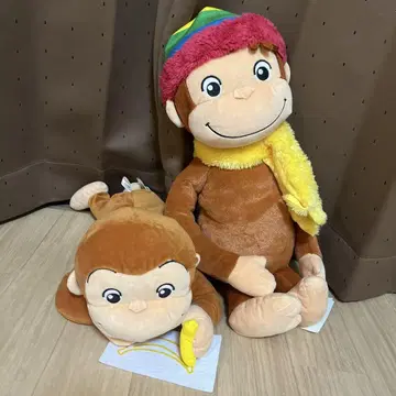 호기심 많은 조지 봉제 인형 세트