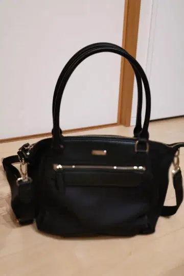 AGATHA 아가타 2way 블랙 숄더백 가죽 나일론