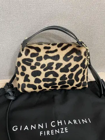 GIANNI CHIARINI 레오파드 무늬 숄더백