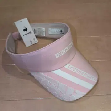 LECOQ SPORTIF 핑크 선바이저