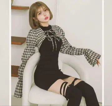 Darich 다리치 셔링 볼레로 미니 원피스 FL 택 포함 새상품
