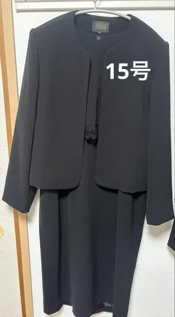 블랙 포멀 자켓 포함 원피스 15호