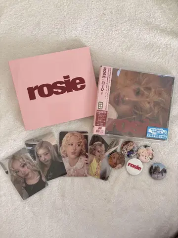 rosie CD 혜택 포함 포토 카드 배지