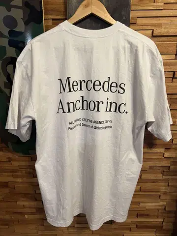 Mercedes Anchor inc. 백프린트T셔츠