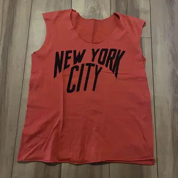 빈티지 슬리브리스 셔츠 NEW YORK CITY