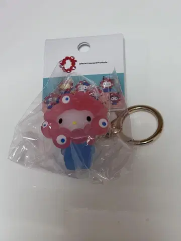산리오 미야쿠미야쿠 키링 클리어 키티