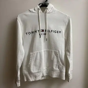 TOMMY HILFIGER 화이트 후드티 M
