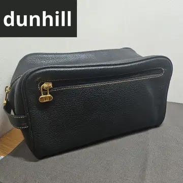 새상품급 dunhill/던힐/세컨드 백/클러치백/가죽/블랙