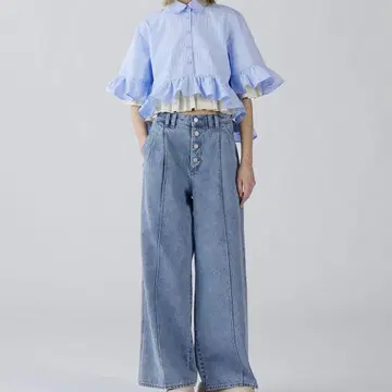 rokh 와이드 청바지 GU