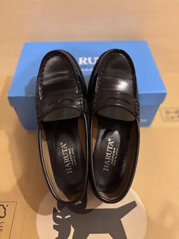 HARUTA 블랙 로퍼