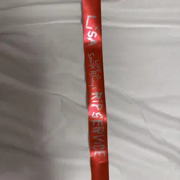 LISA LIVE 은색 테이프 빨간색 2
