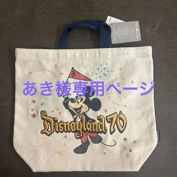 미키 토트백 DISNEYLAND RESORT 70TH