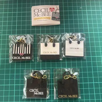 새상품 익명 배송 CECIL McBEE 미니어처 쇼핑백 참