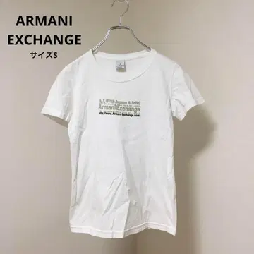ARMANI EXCHANGE/아르마니 반팔 티셔츠 화이트