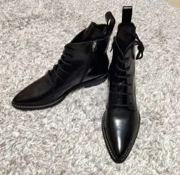 새상품 2 Inch 사이드 고어 부츠 숏부츠 38 천연 가죽