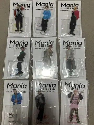 Snow Man LIVE TOUR Mania 아크릴 스탠드 9종